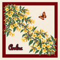 b.Honey Scarf: University of South Carolina — flat silk twill artwork