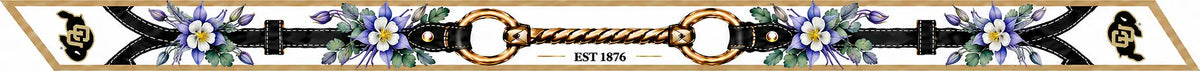 University of Colorado Honey Ribbon flat artwork, Est. 1876