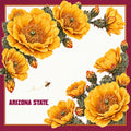 b.Honey Scarf: Arizona State University — flat silk twill artwork