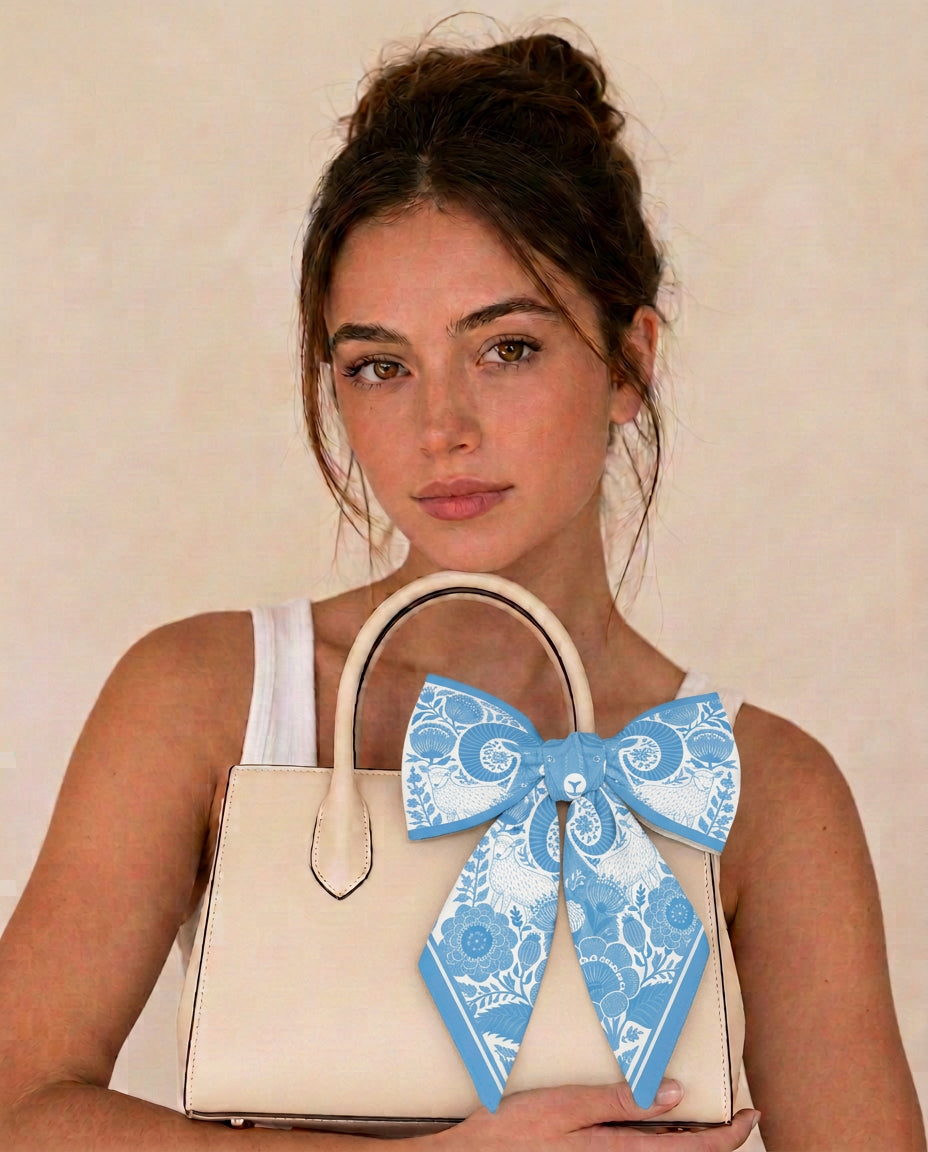 Tied on a bag