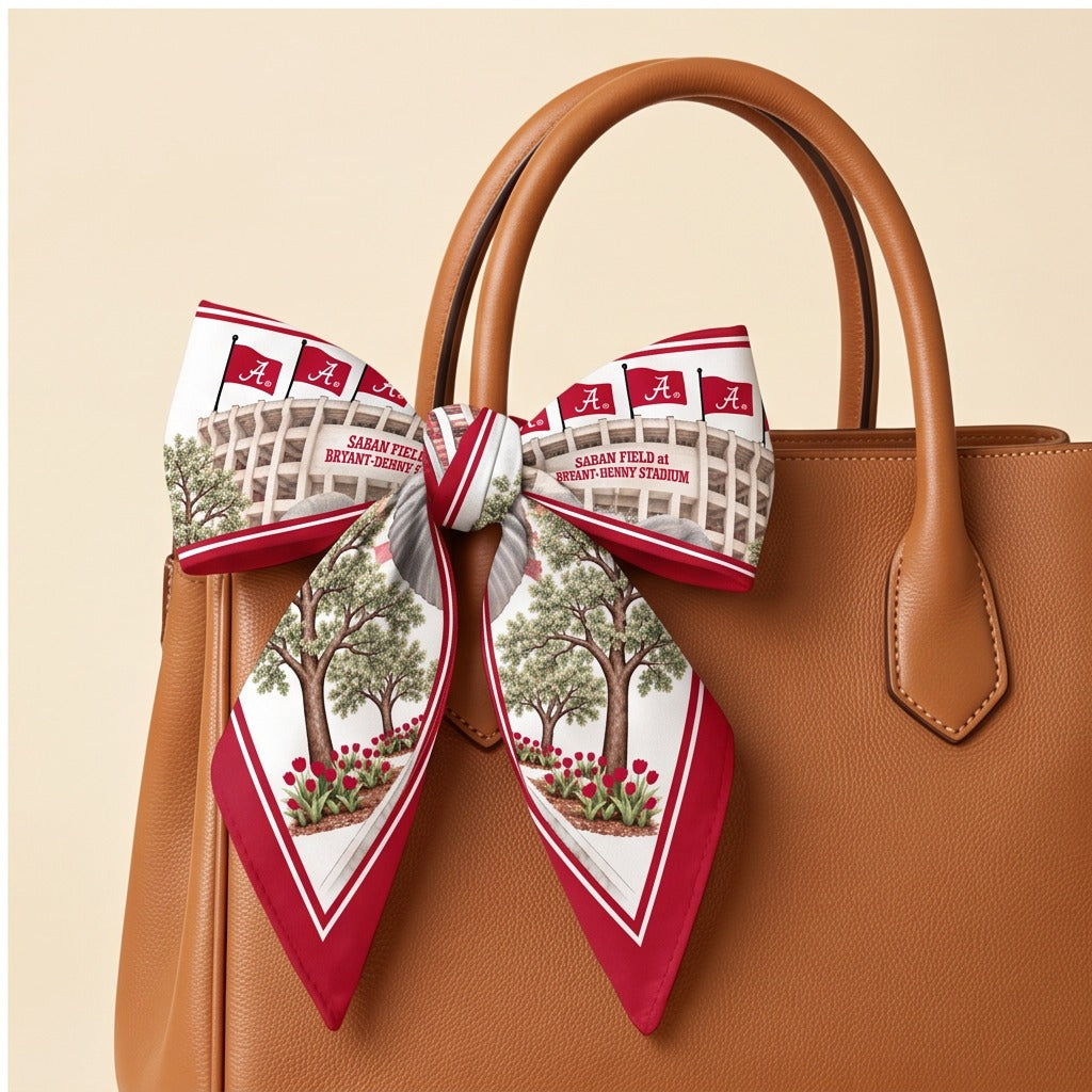 Alabama b.Honey Square tied as a bow on a bag