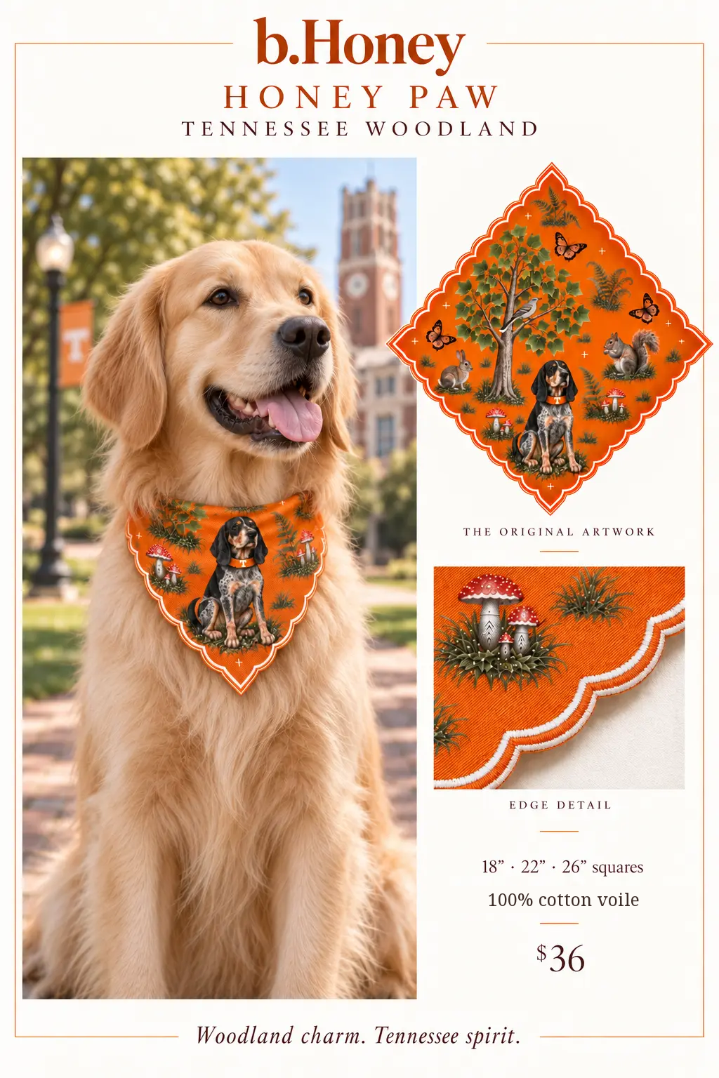 Honey Paw Tennessee product board
