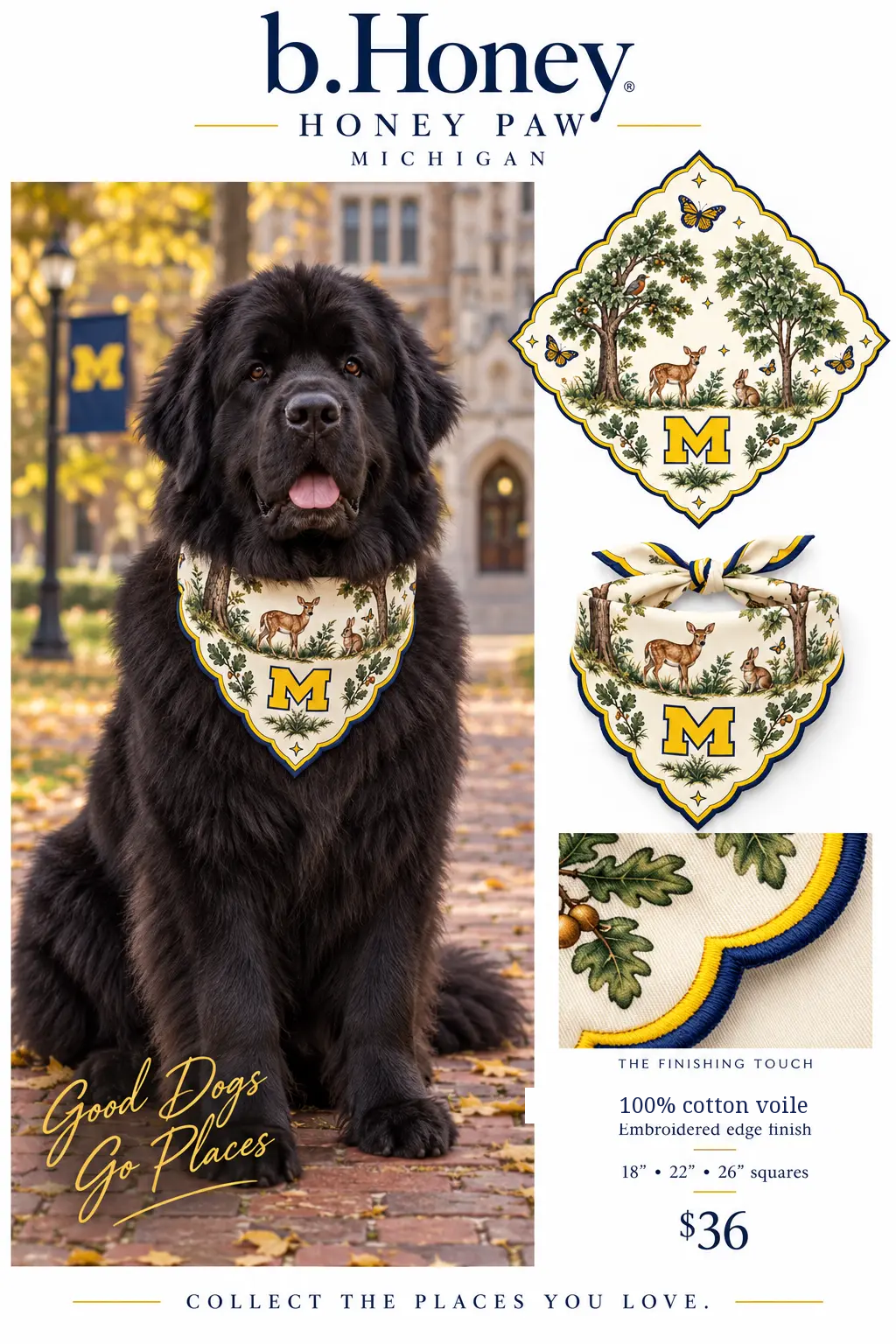 Honey Paw Michigan product board
