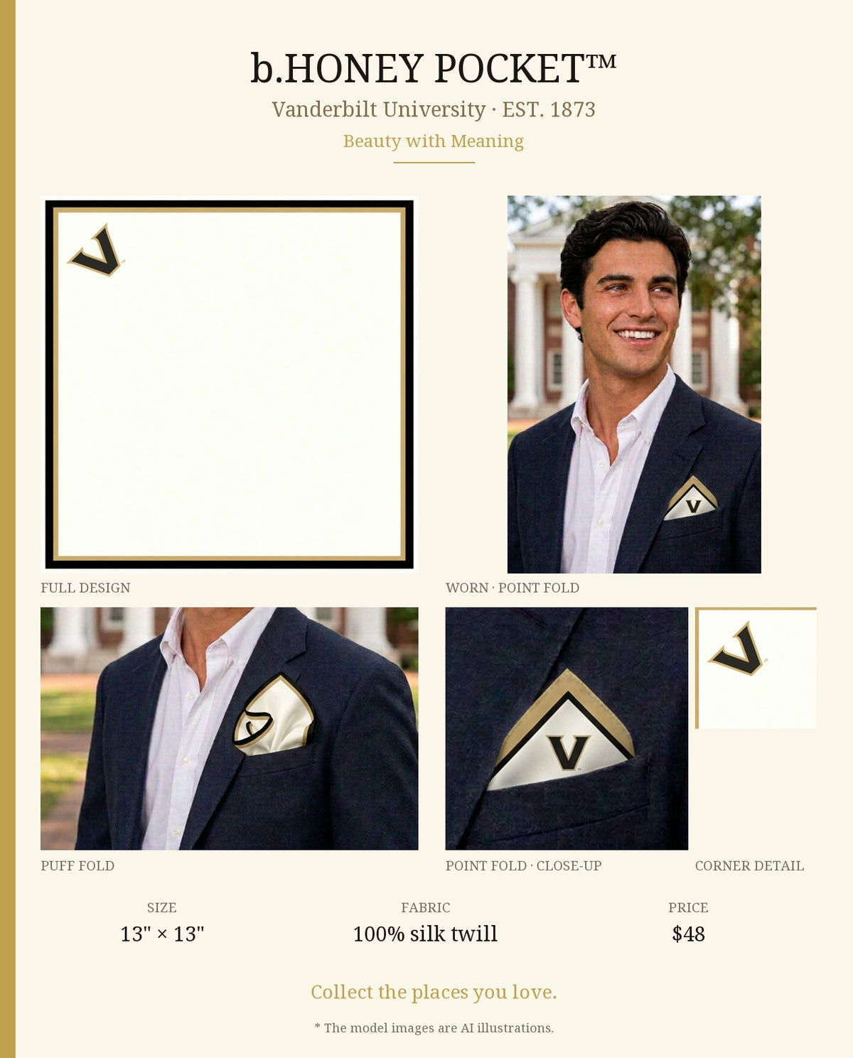 b.Honey Pocket: Vanderbilt University product board