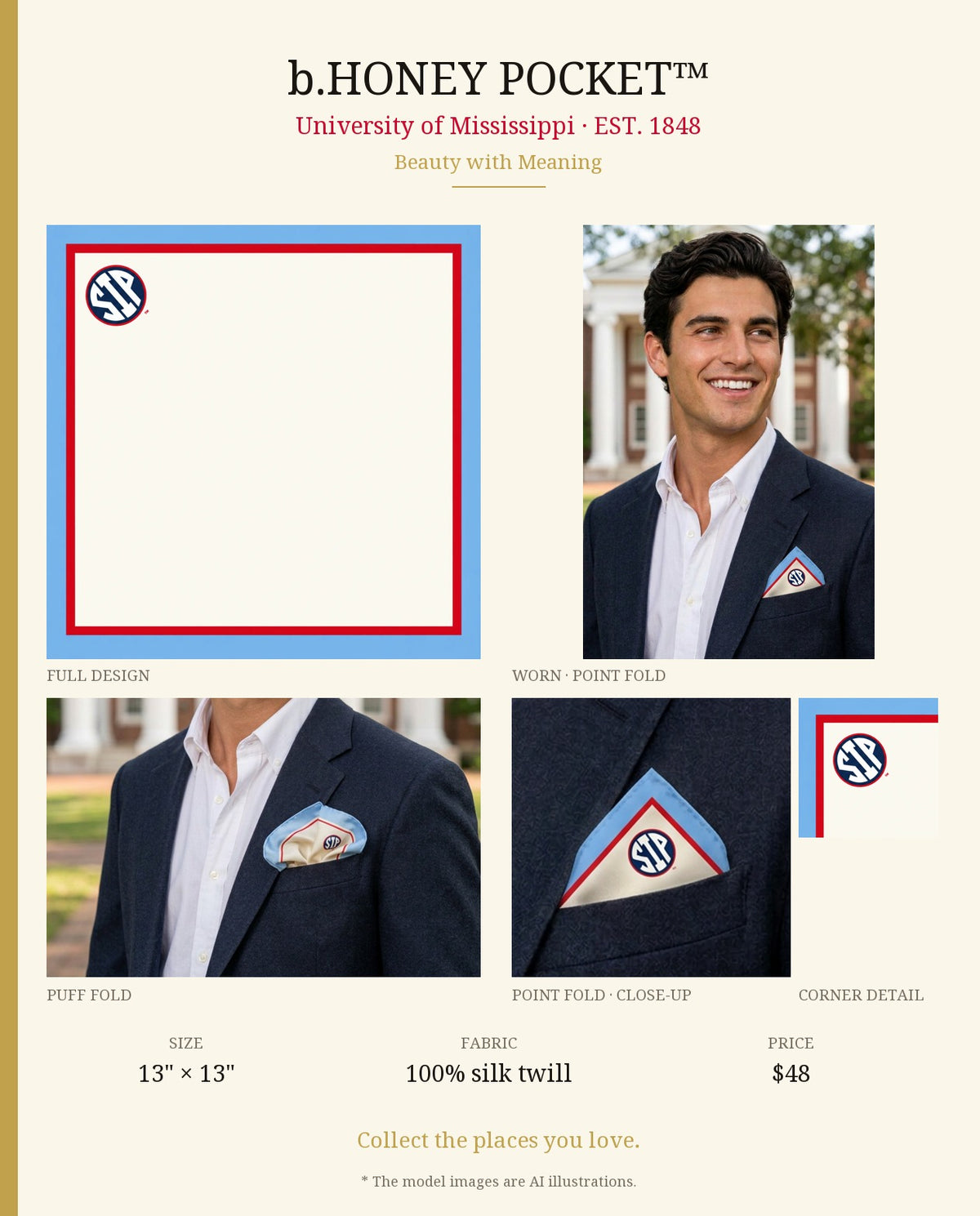 Ole Miss b.Honey Pocket product board