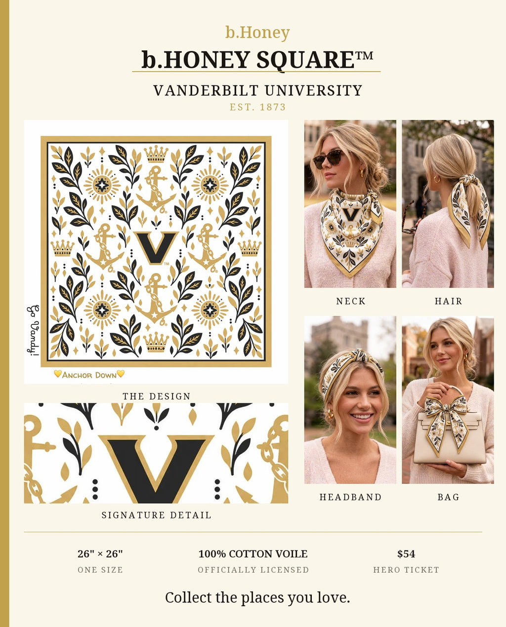 b.Honey Square: Vanderbilt University product board