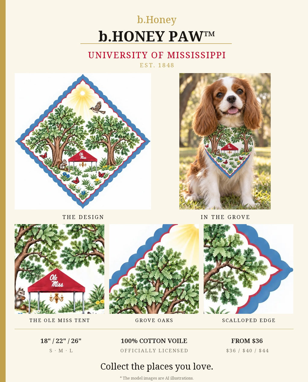 Ole Miss b.Honey Paw product board