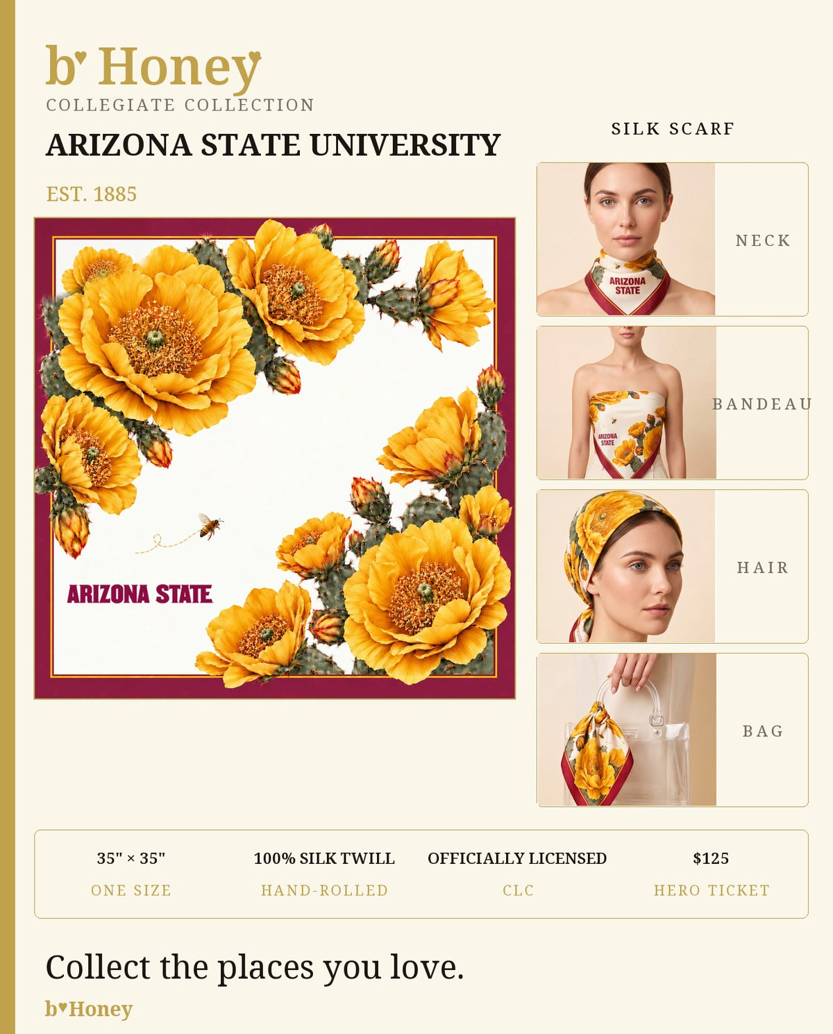 Arizona State b.Honey Scarf product board