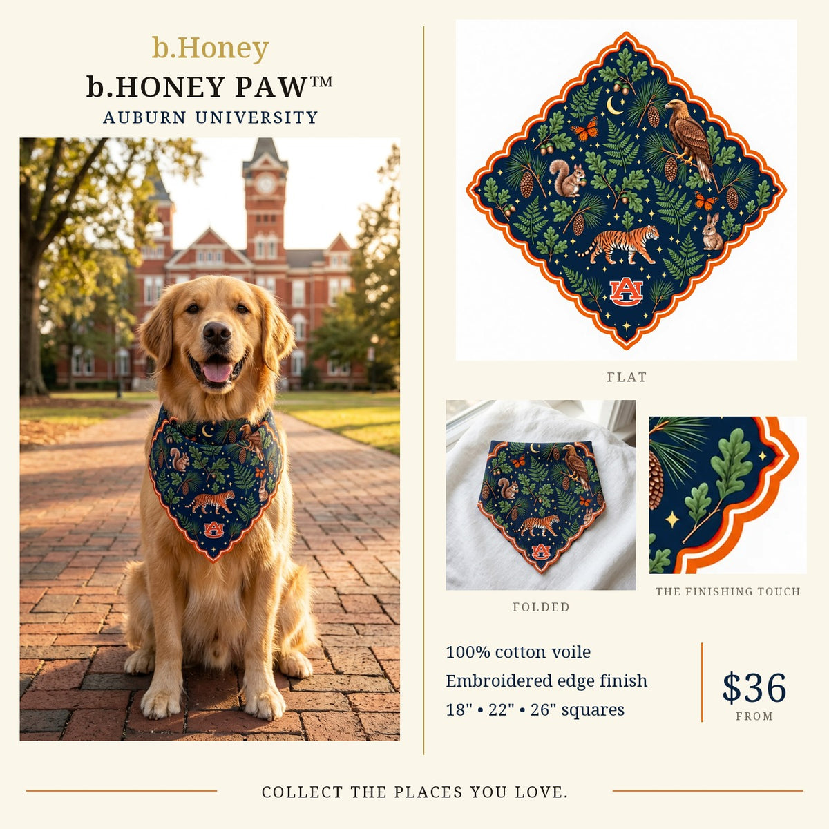 b.Honey Paw: Auburn University product board