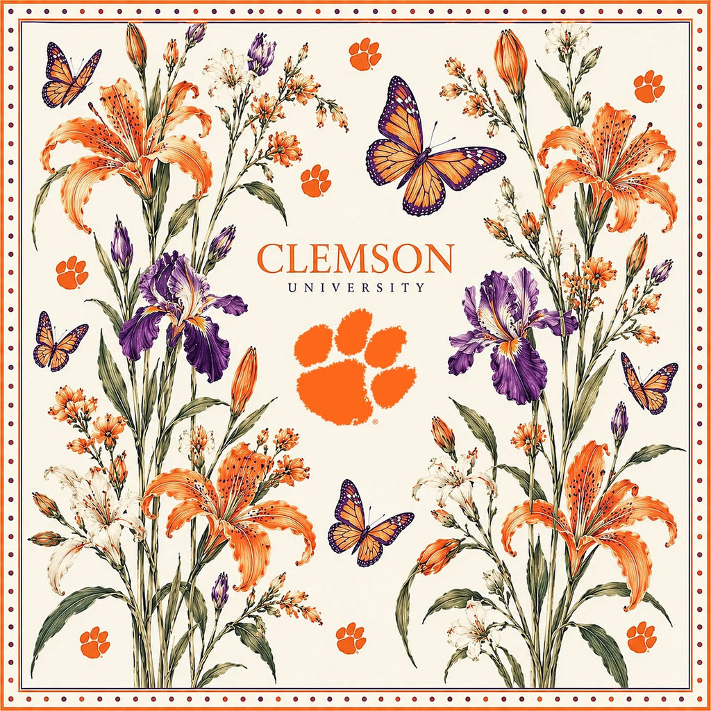 Clemson University Honey Scarf flat artwork