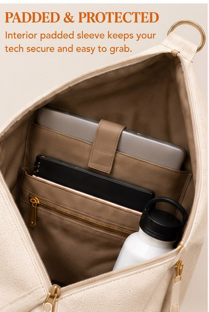 Padded interior tech sleeve