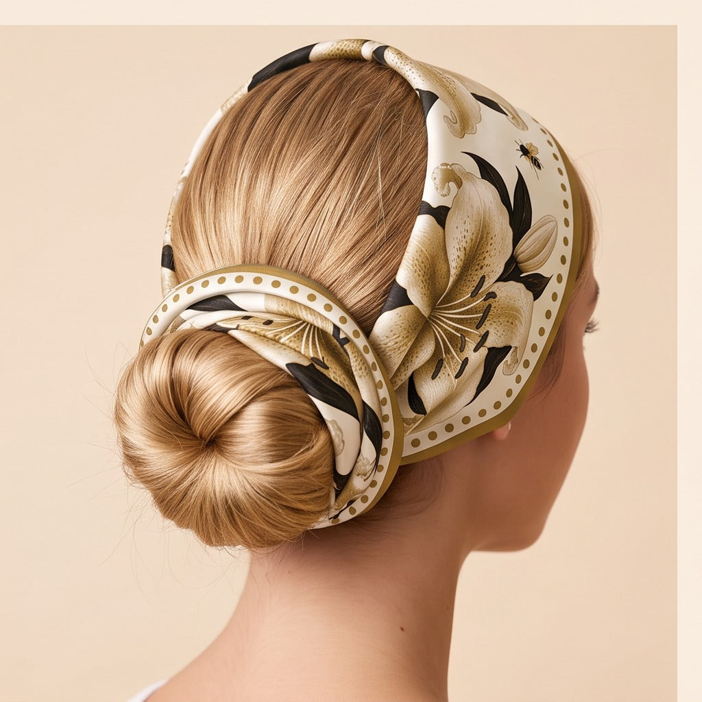 Wake Forest b.Honey Scarf in the hair