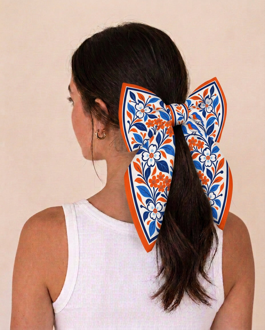 UVA b.Honey Square as a hair bow