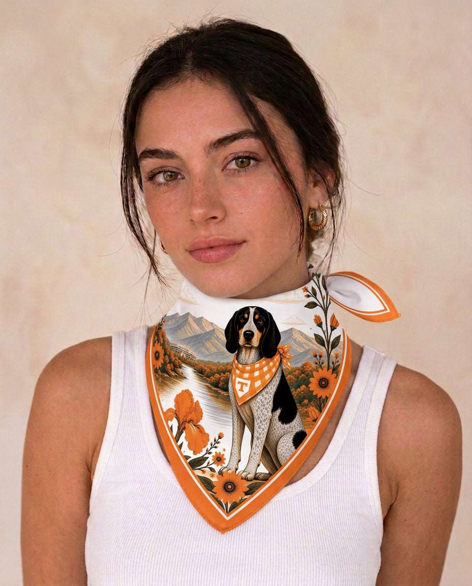 Worn at the neck