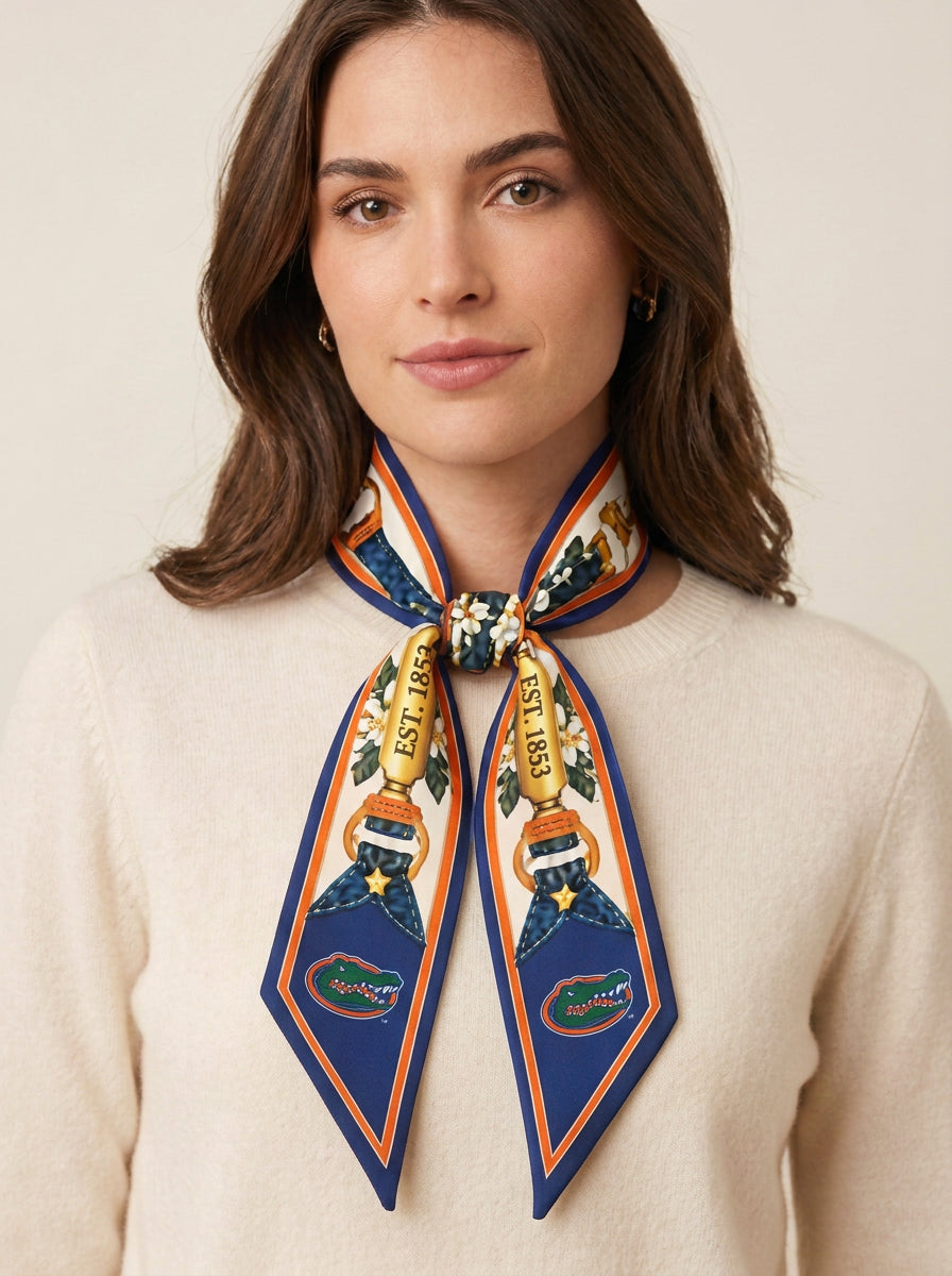 b.Honey Ribbon™: University of Florida tied at the neck