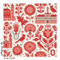 Honey Square Ohio State University 26 inch cotton voile bandana