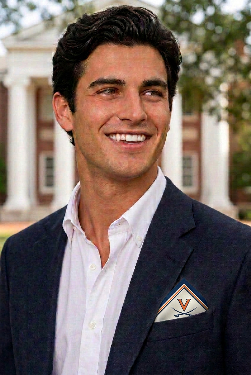Model wearing the UVA b.Honey Pocket in a point fold