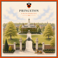 Princeton University Honey Scarf flat artwork