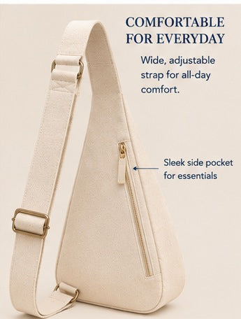 Honey Sling Auburn adjustable strap and side pocket