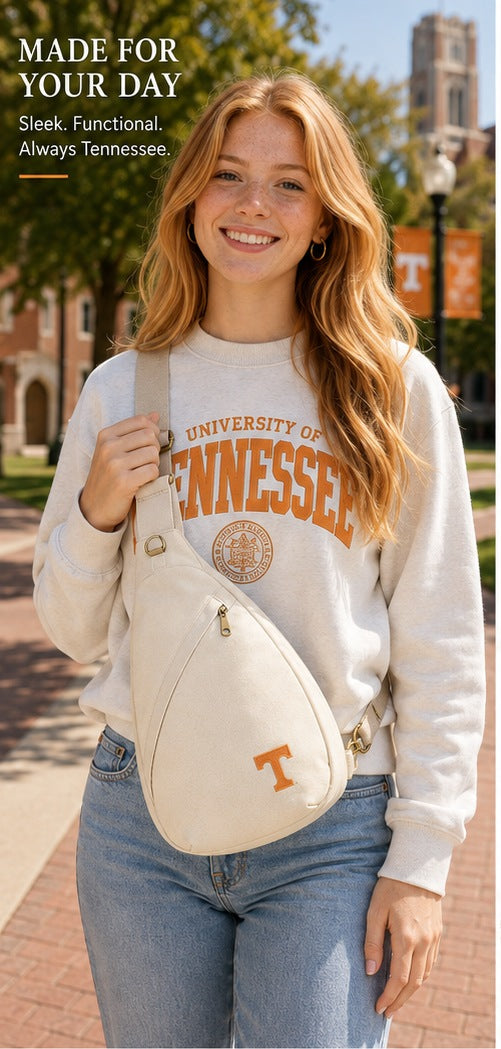 Model wearing the Honey Sling: University of Tennessee