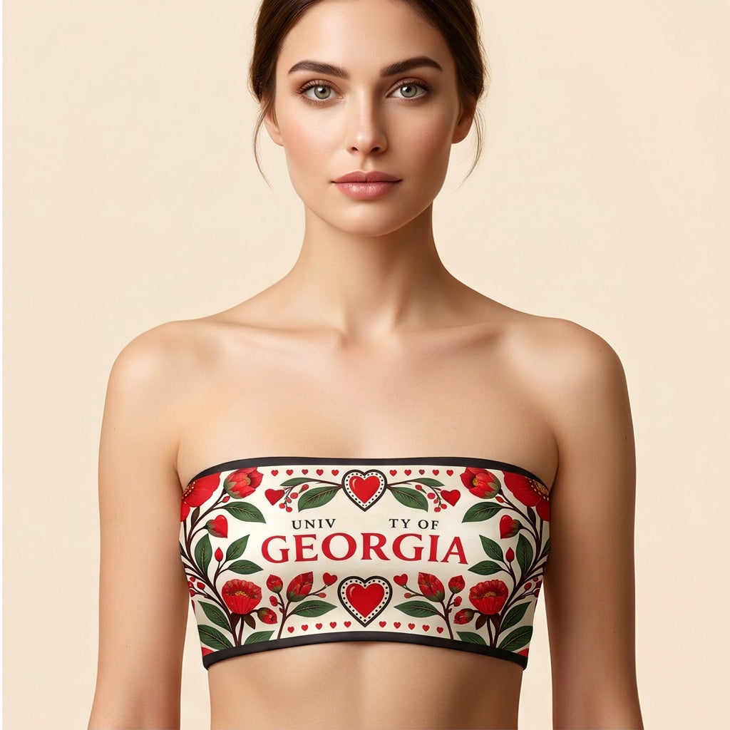 Georgia Honey Scarf front bandeau with tie hidden at back