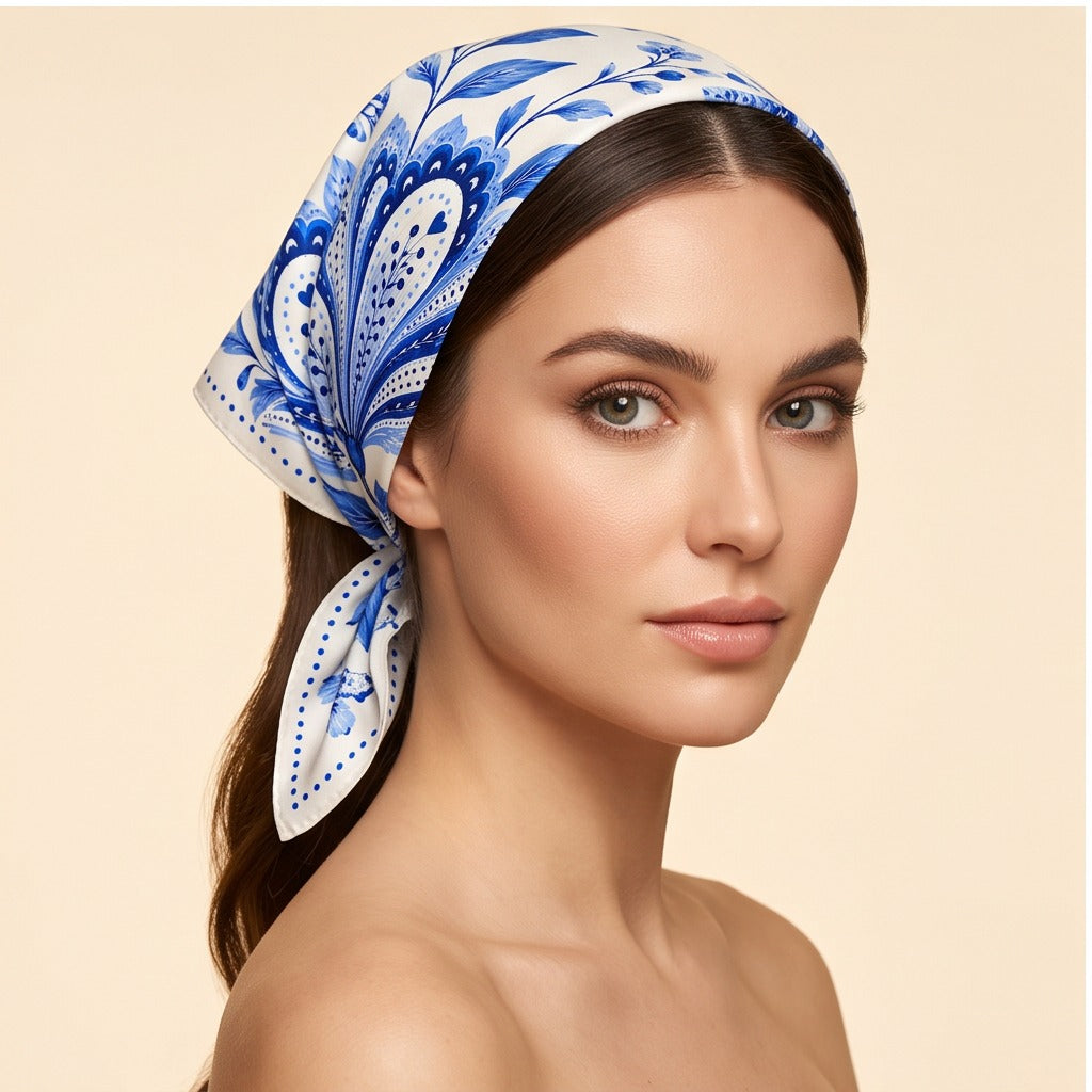 Kentucky Honey Scarf hair styling