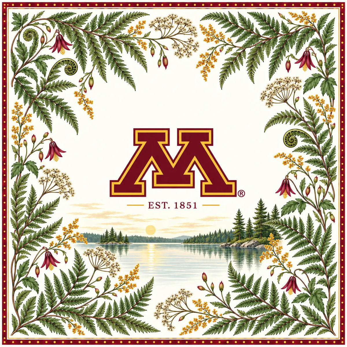 Minnesota Honey Scarf flat artwork