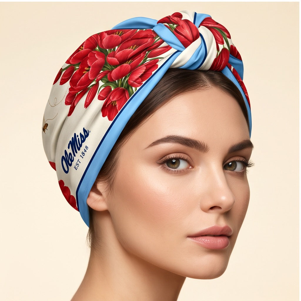 Ole Miss Honey Scarf hair styling