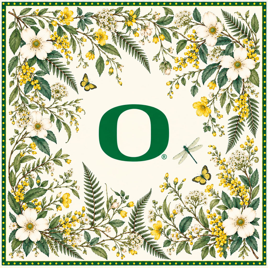 University of Oregon Honey Scarf flat artwork