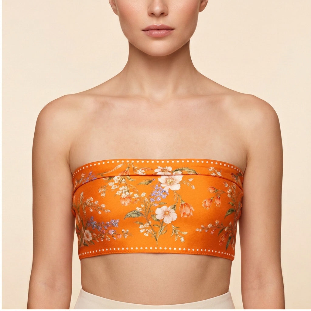 Tennessee Honey Scarf front bandeau with tie hidden at back