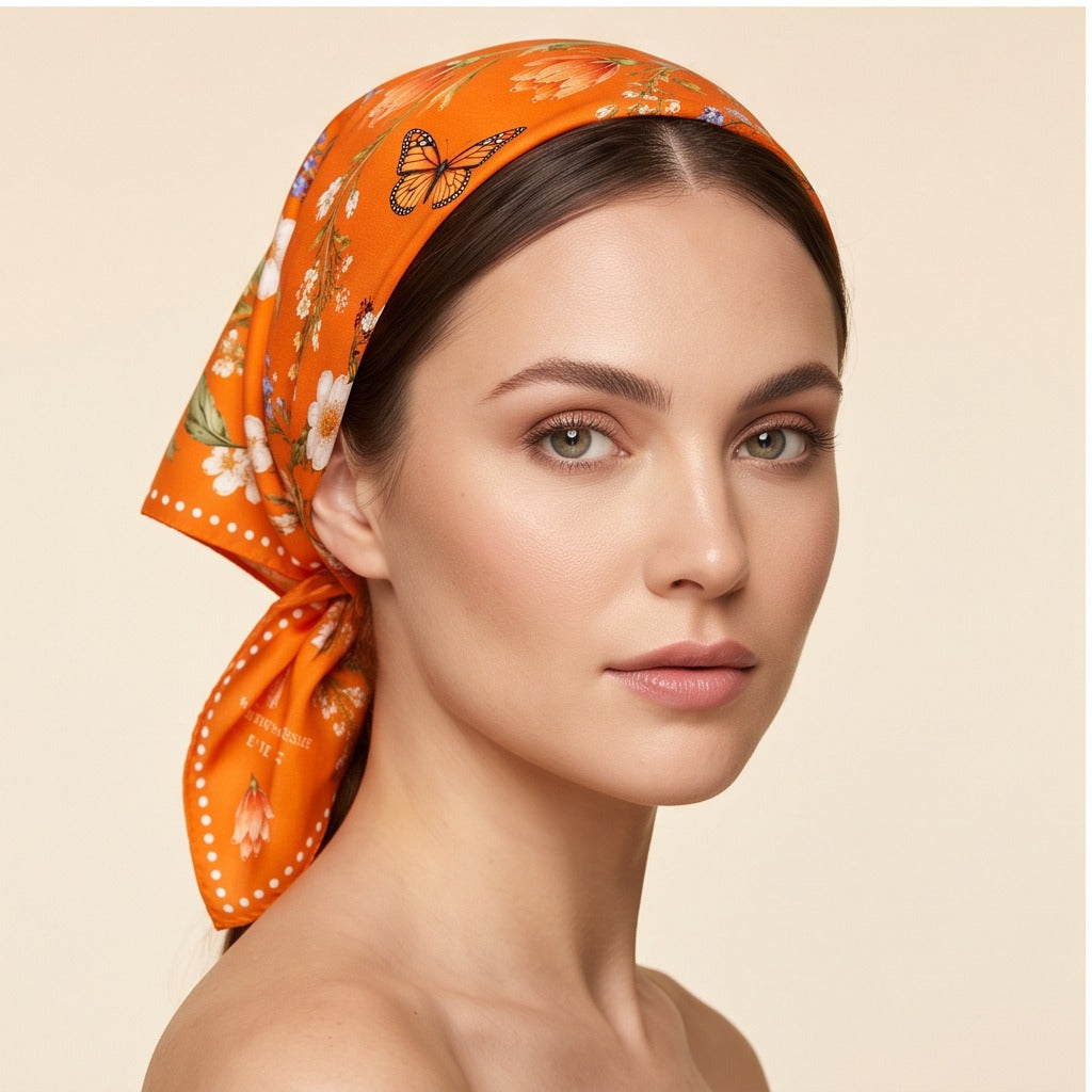 Tennessee Honey Scarf hair styling