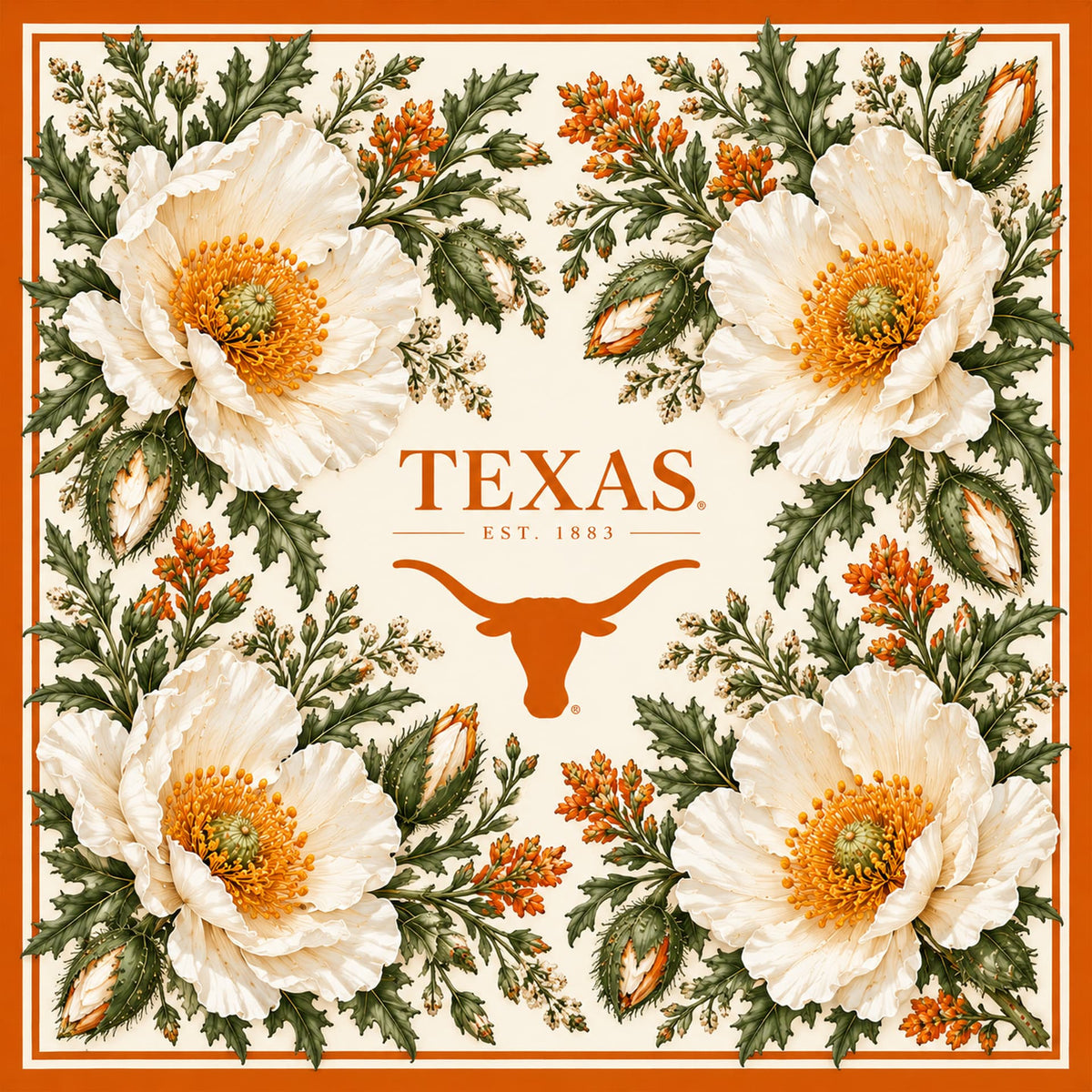 Texas Honey Scarf flat artwork
