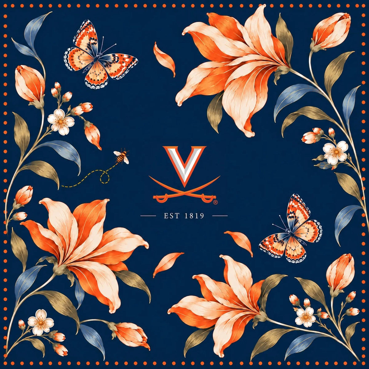 Virginia Honey Scarf flat artwork