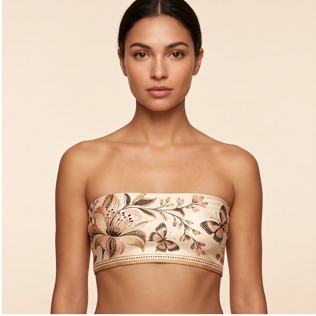 Vanderbilt Honey Scarf front bandeau with tie hidden at back