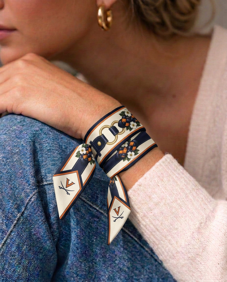 UVA b.Honey Ribbon tied at the wrist